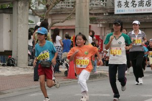 ロードレースの部の子どもたち