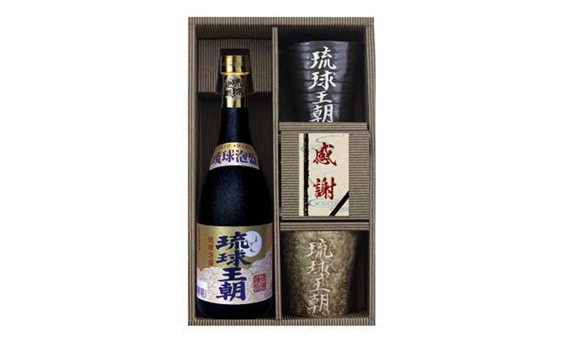 株式会社多良川賞 琉球泡盛 琉球王朝陶器セット 1名様