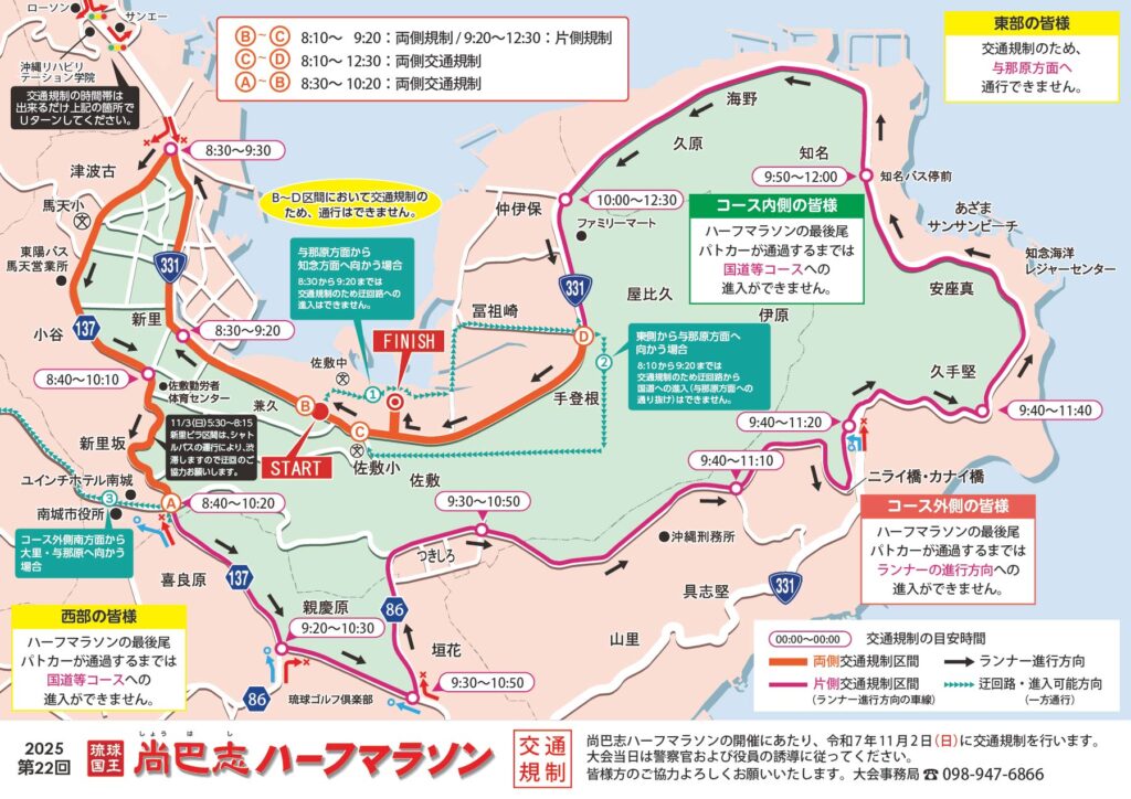 交通規制・迂回路